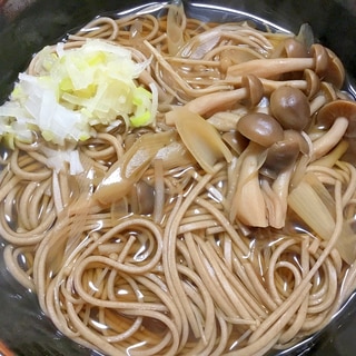 しめじ蕎麦